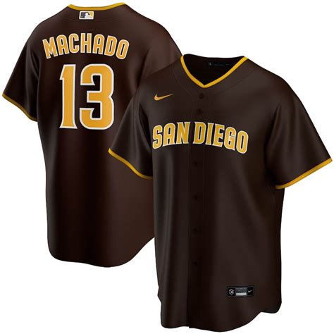 men's san diego padres nike brown road custom replica jersey|official san diego padres jersey.